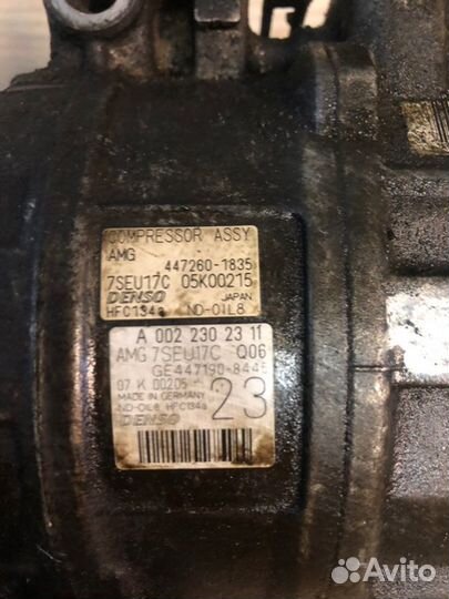 Компрессор кондиционера, хладагент ML 63 AMG