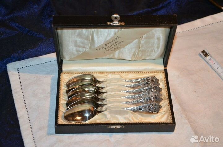 Вышлю винтаж 50е артдеко Германия набор ложки чай