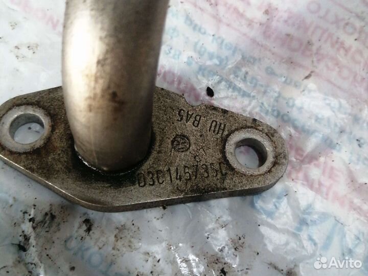 Трубка маслопровода турбины VW Golf 5 1.4 BLG