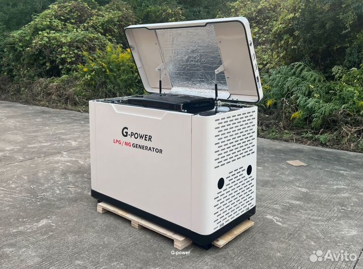 Газовый генератор 15 кВт g-power SL15000SE3