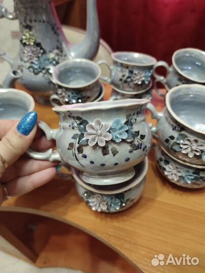 Сервиз с лепниной