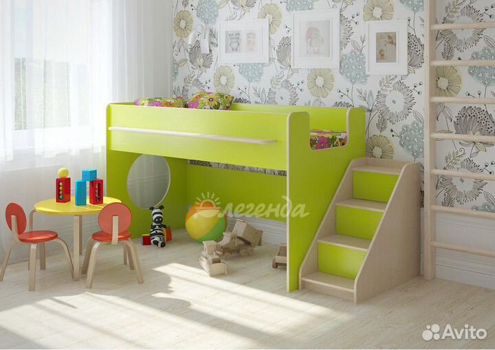 Кровать чердак