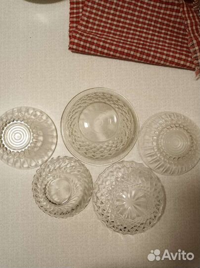 Вазочки стеклянные СССР