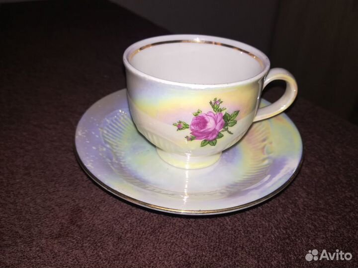 Сервиз чайный роза гдр