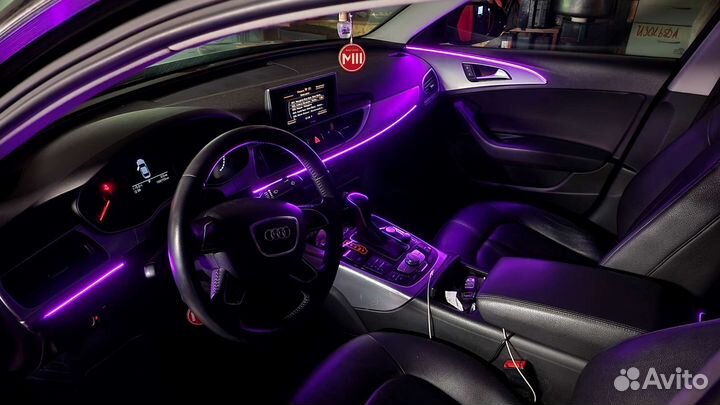 Контурная подсветка салона ambient все авто