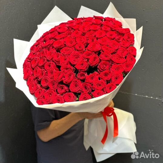 Доставка цветов 101 роза