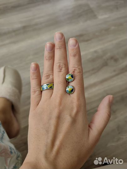 Кольцо и серёжки