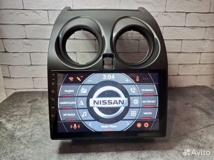Магнитола Nissan Qashqai J10 на Android IPS экран