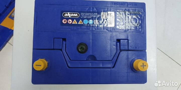 Аккумулятор 65Ач Аком Punch Efb 670А d23l Asia