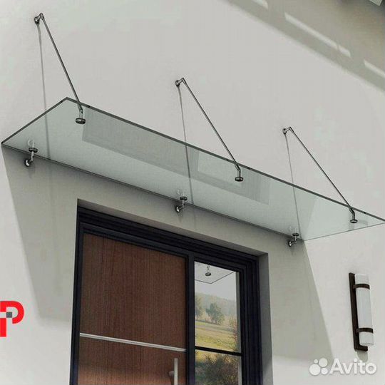 Стеклянный козырек