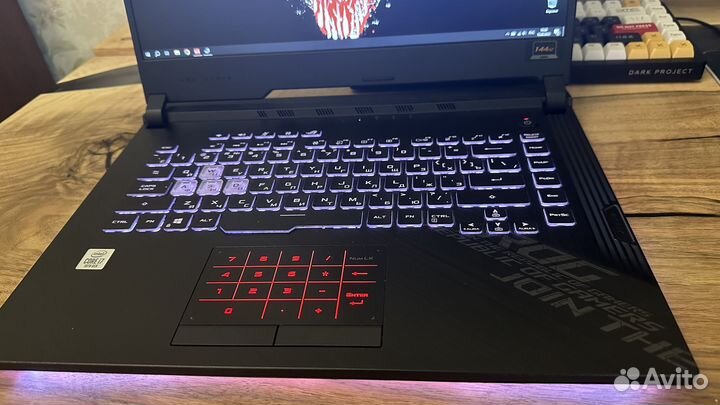 Игровой ноутбук asus rog strix G512LW HN037