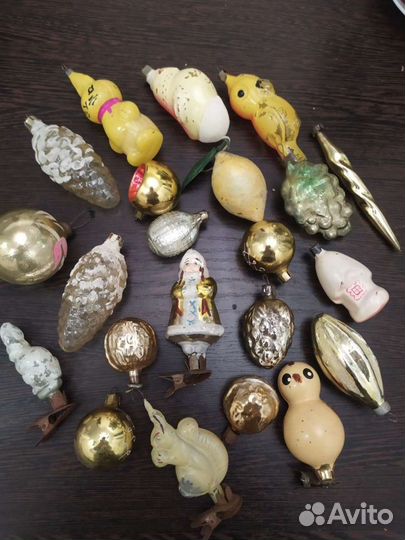 Елочные игрушки ссср, 22 шт