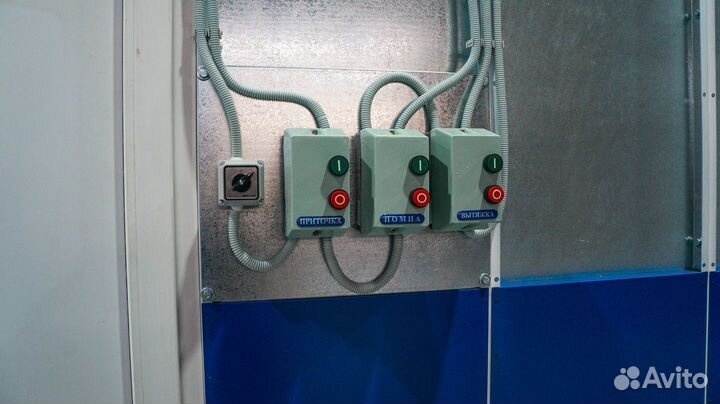 Покрасочная комната (камера) 3х4 с водяной завесой