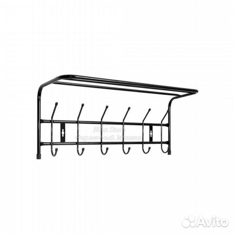 Вешалка 60см настенная Ника Nika сталь / Новая