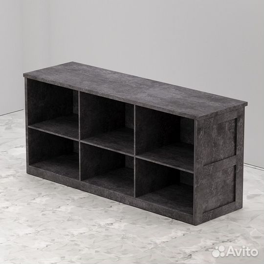 Барная стойка, барный модуль Прайм Цемент 2000х900х600