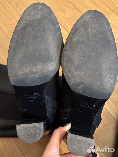Сапоги женские uterque кожа 39 размер