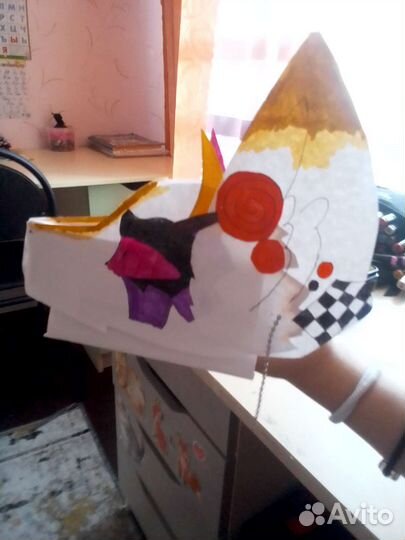 Бумажный дракон на руку