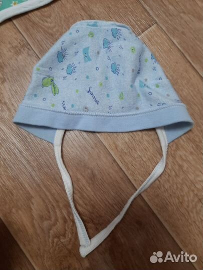 Чепчики/шапочки для новорождённого, бант