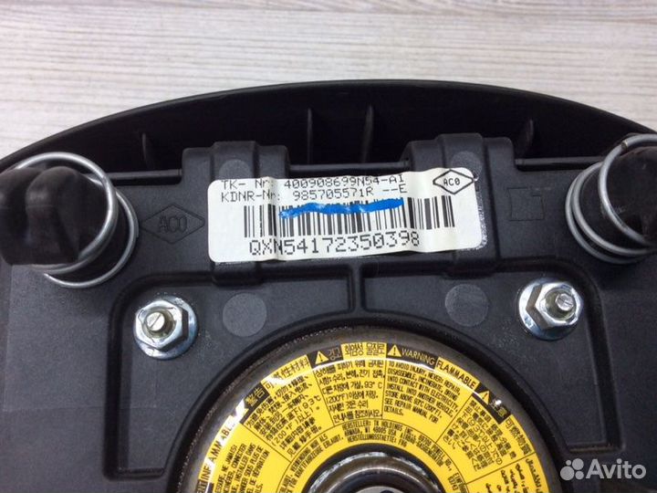 Подушка безопасности в рулевое колесо Renault