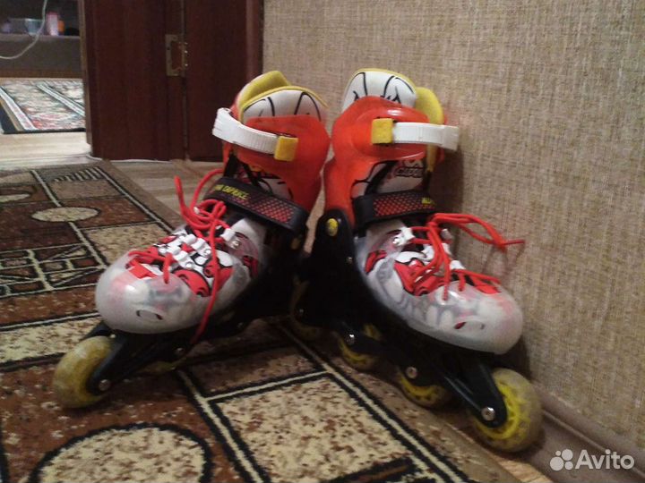 Роликовые коньки раздвижные 34-37