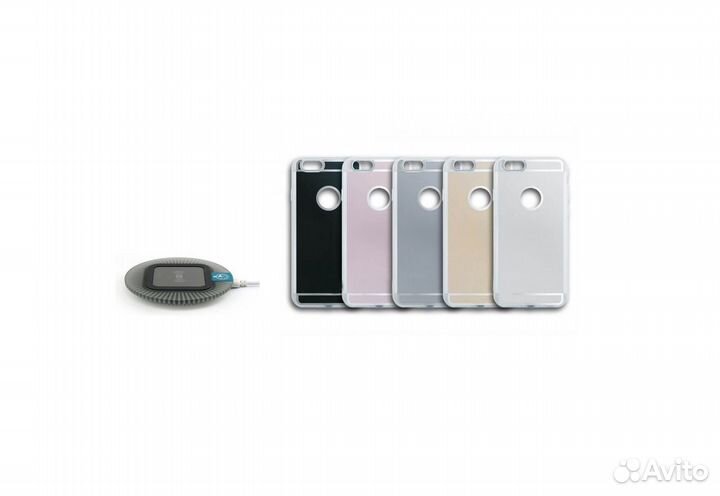 iPhone 6/6S Plus Беспроводная зарядка + Чехол
