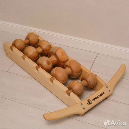 Массажер для спины и шеи Древмасс из бука