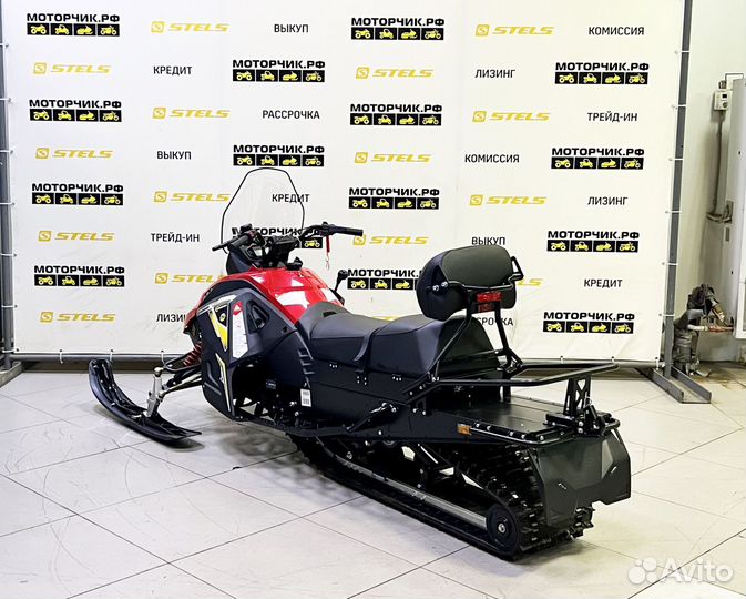 Снегоход Stels S200L Капитан (Красный)