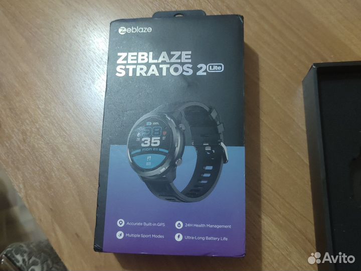 Умные часы Zeblaze Stratos 2 Lite Black с GPS