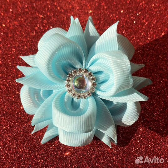 Бант для волос ручной работы