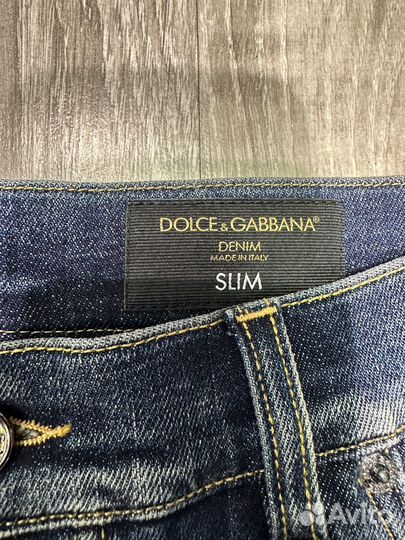 Джинсы Dolce Gabbana slim, оригинал, Италия