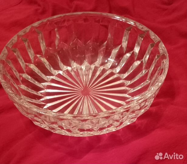Ваза для фруктов стекло СССР