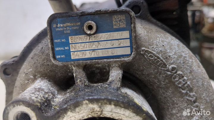 Турбина Renault Megane 3, 2012