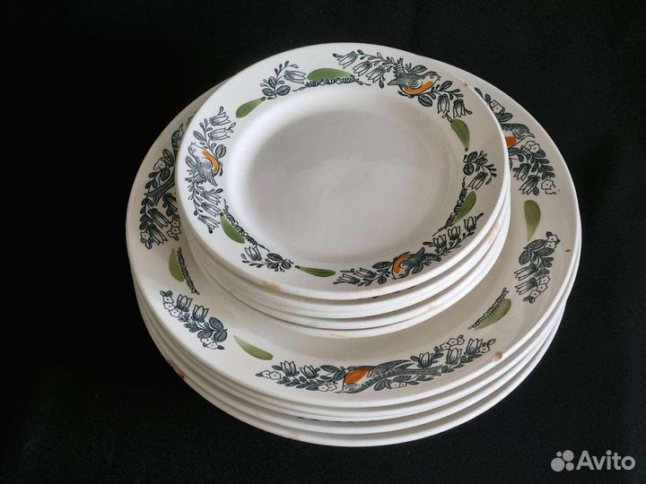 Остатки от набора Птицы зик Конаково СССР