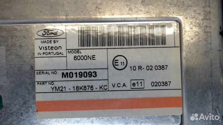 Магнитола Ford Galaxy, 2002