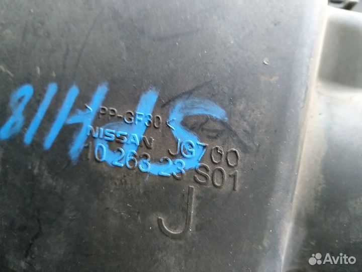 Корпус воздушного фильтра рено колеос 1