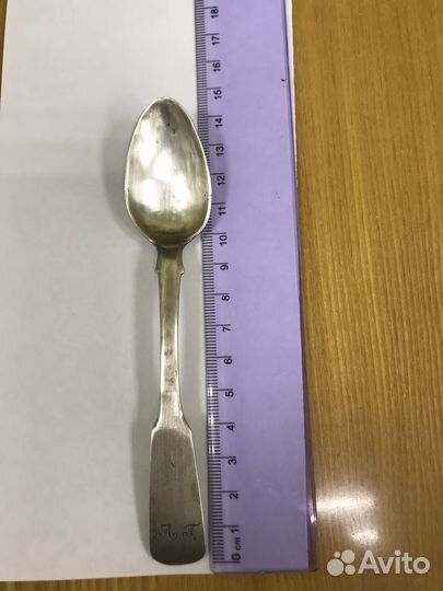 Чайная ложка серебро 84