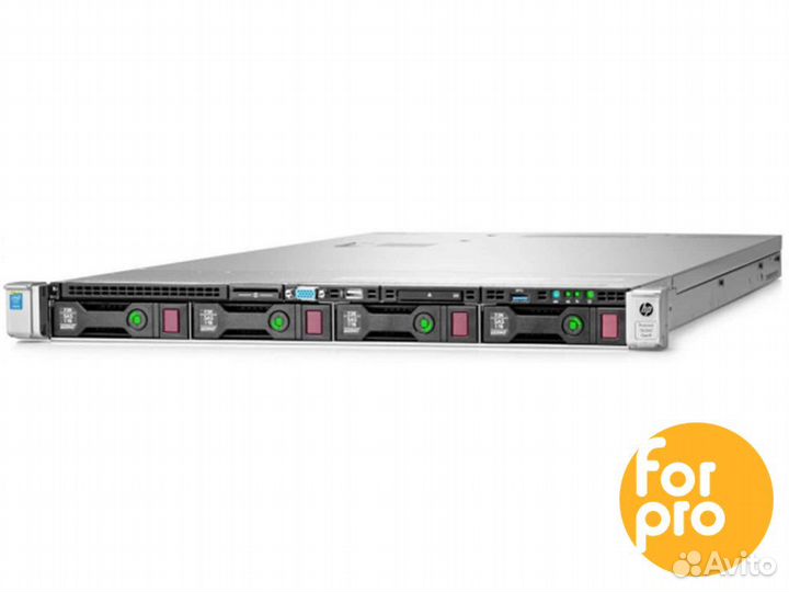 Сервер HP DL360 Gen9 4LFF P440 2xE5-2637v4 256GB