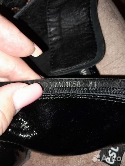 Женские кожаные ботинки 41р. По стельке 26 см