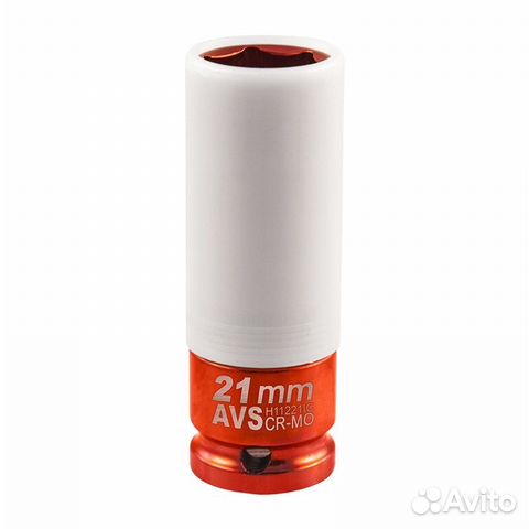 Головка ударная глубокая 6-гранная колесная 21мм