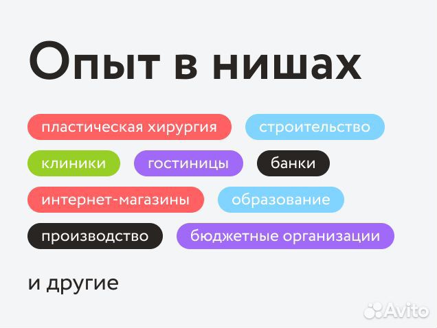 Создание продвижение сайтов, таргет, яндекс директ