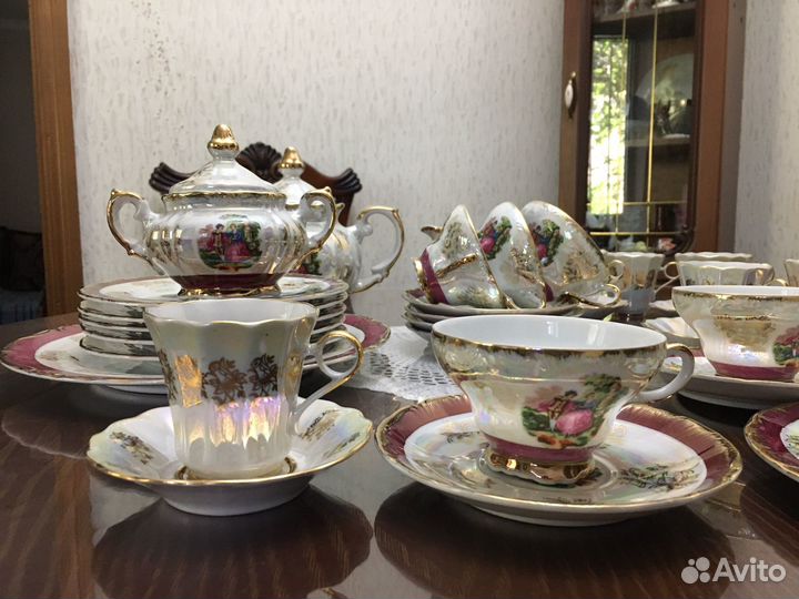 Чайно кофейный сервиз Мадонна (Япония,Yamasen)