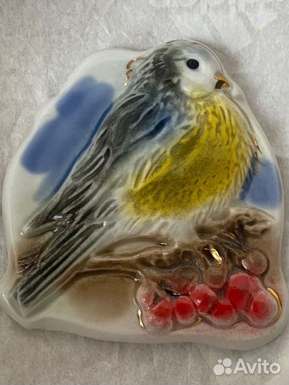 Птички фигурки колокольчики статуэтки Гжель