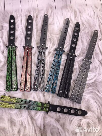 Нож тренировочный - бабочка