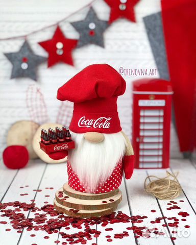 Скандинавский гном. Интерьерный гном ручной работы