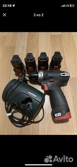 Шуруповерт metabo powermaxx bs