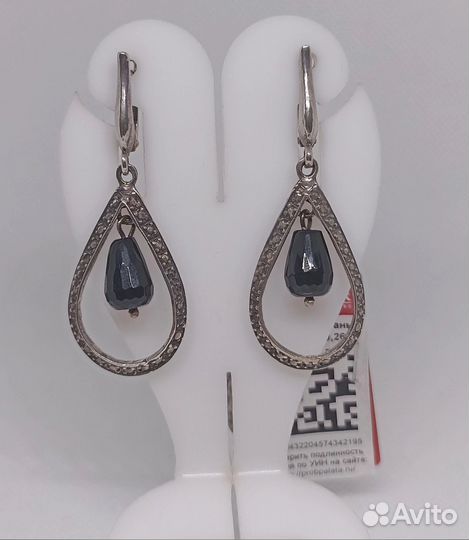 Серьги и кольца серебро