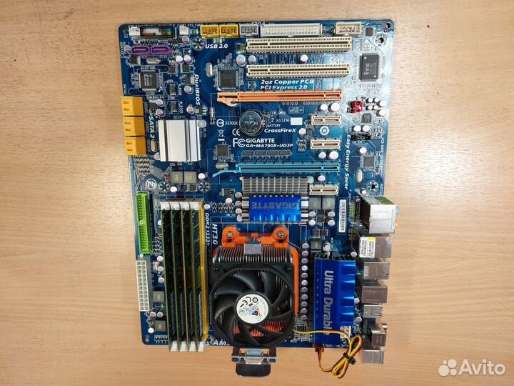 GA-MA790X-UD3P / Phenom II X4 810 / 4Gb DDR2 800