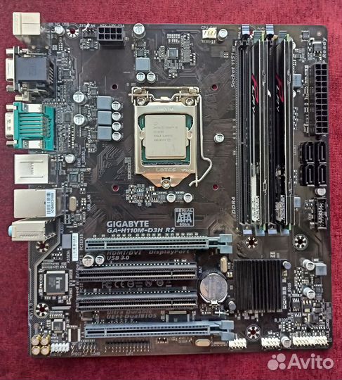 Комплект 1151 Core i5-6500 + H110 + 16 Гб