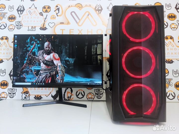 Game PC - i3-10100F / GTX1660 Super + Монитор