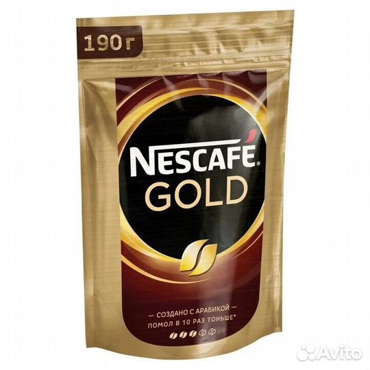 Кофе Нескафе голд 190г
